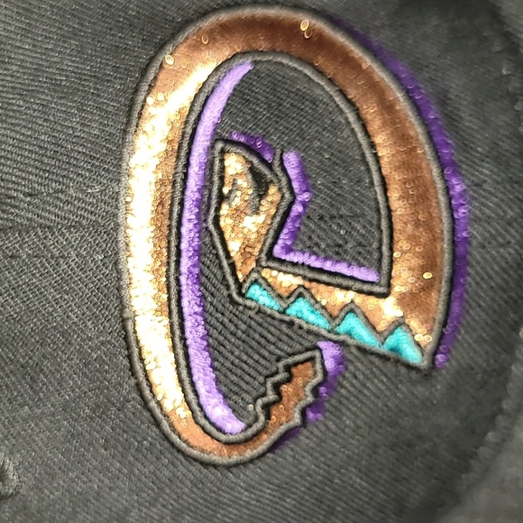 Vintage. Made in USA. 2001 World Series. Arizona Diamondbacks. Fitted size 7 1/4 - Picture 2 of 14